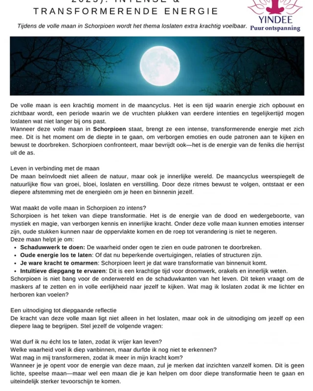 Volle maan in Schorpioen (12 mei 2025): intense & transformerende energie